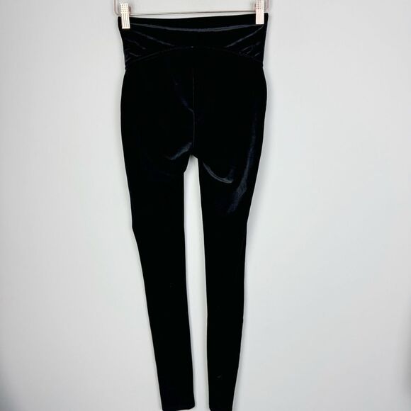 SPANX | Black Velvet Leggings High Waist Full Length Women’s Size Small - Picture 8 of 9
